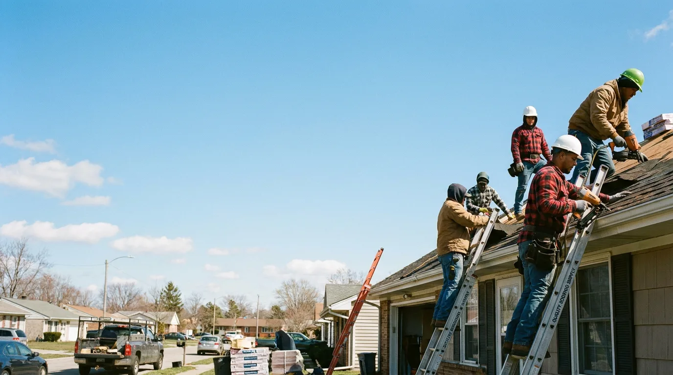 Roofing in Thornton, IL near me